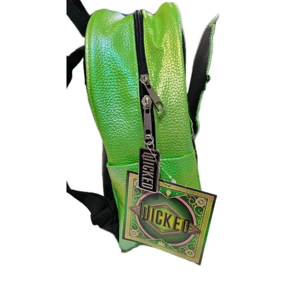 NWT WICKED Mini Backpack Elphaba Witch‎ Silhouette Emerald Green Black Universal